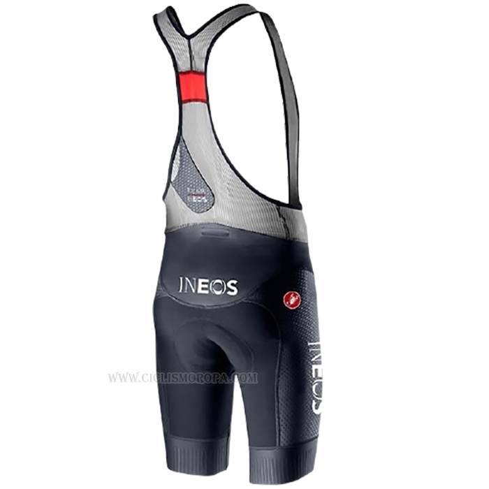 2021 Ropa Ciclismo Ineos Grenadiers Apagado Azul Mangas Corta y Culotte Corto